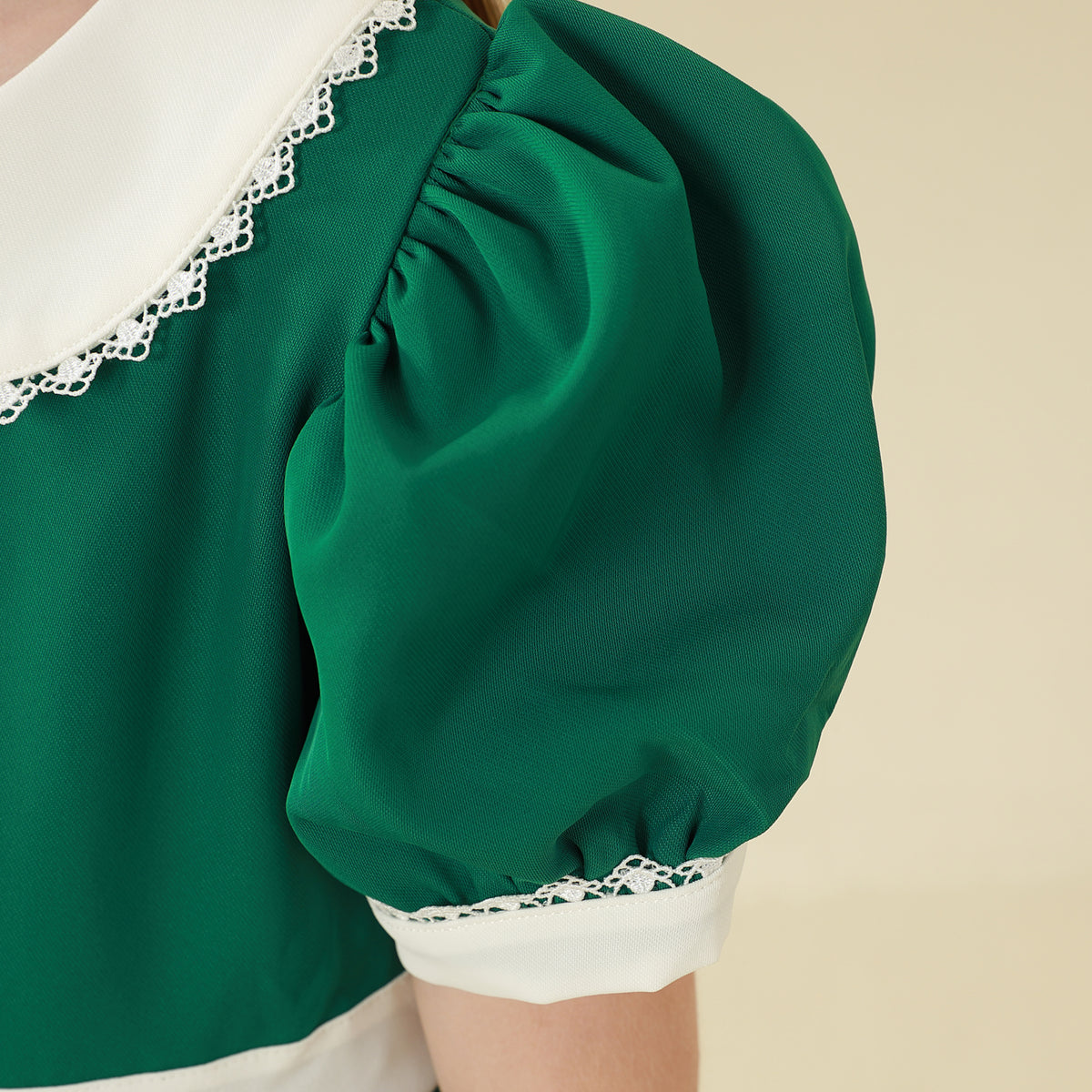 Color-Blocked Dress For Girls