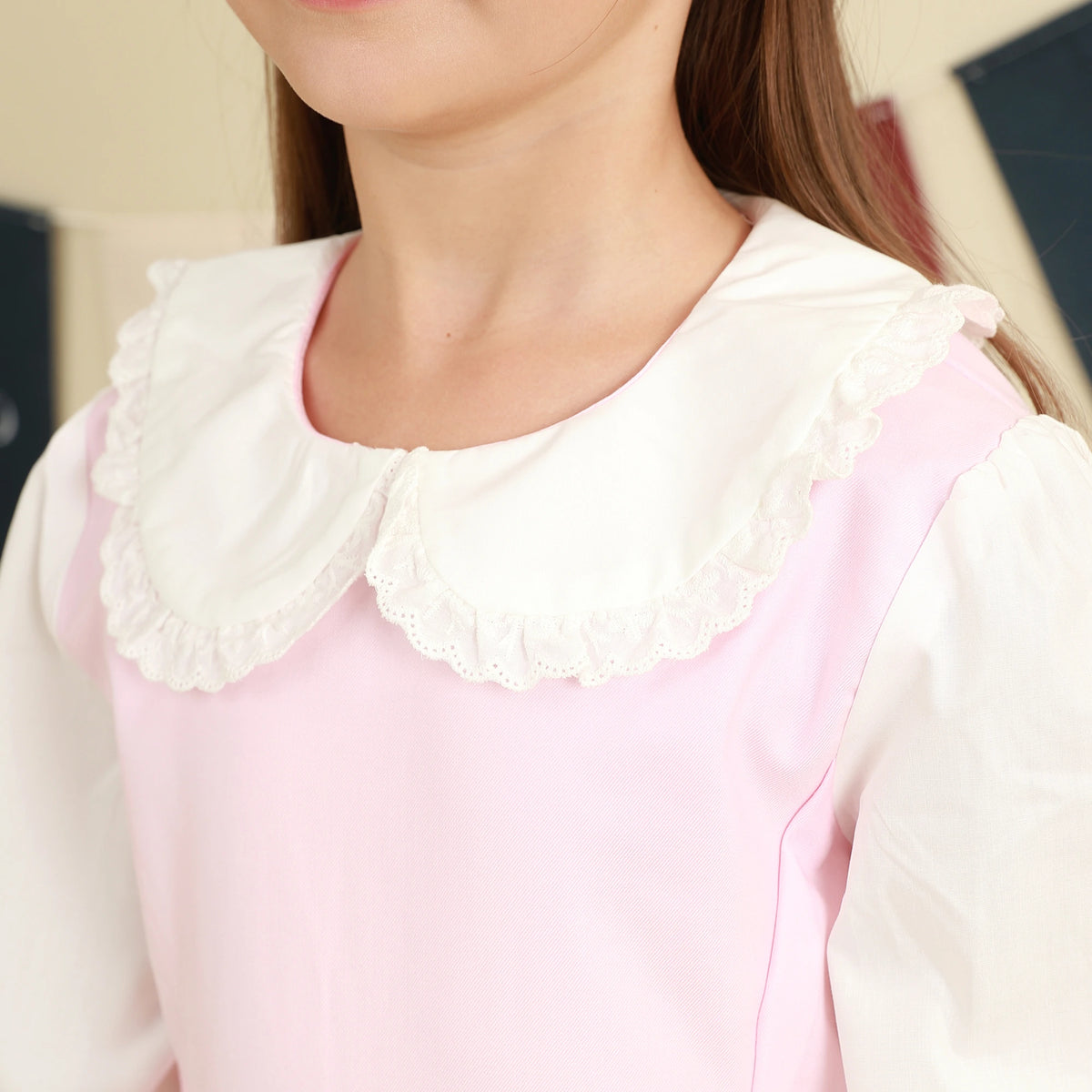 Color-Blocked Dress For Girls