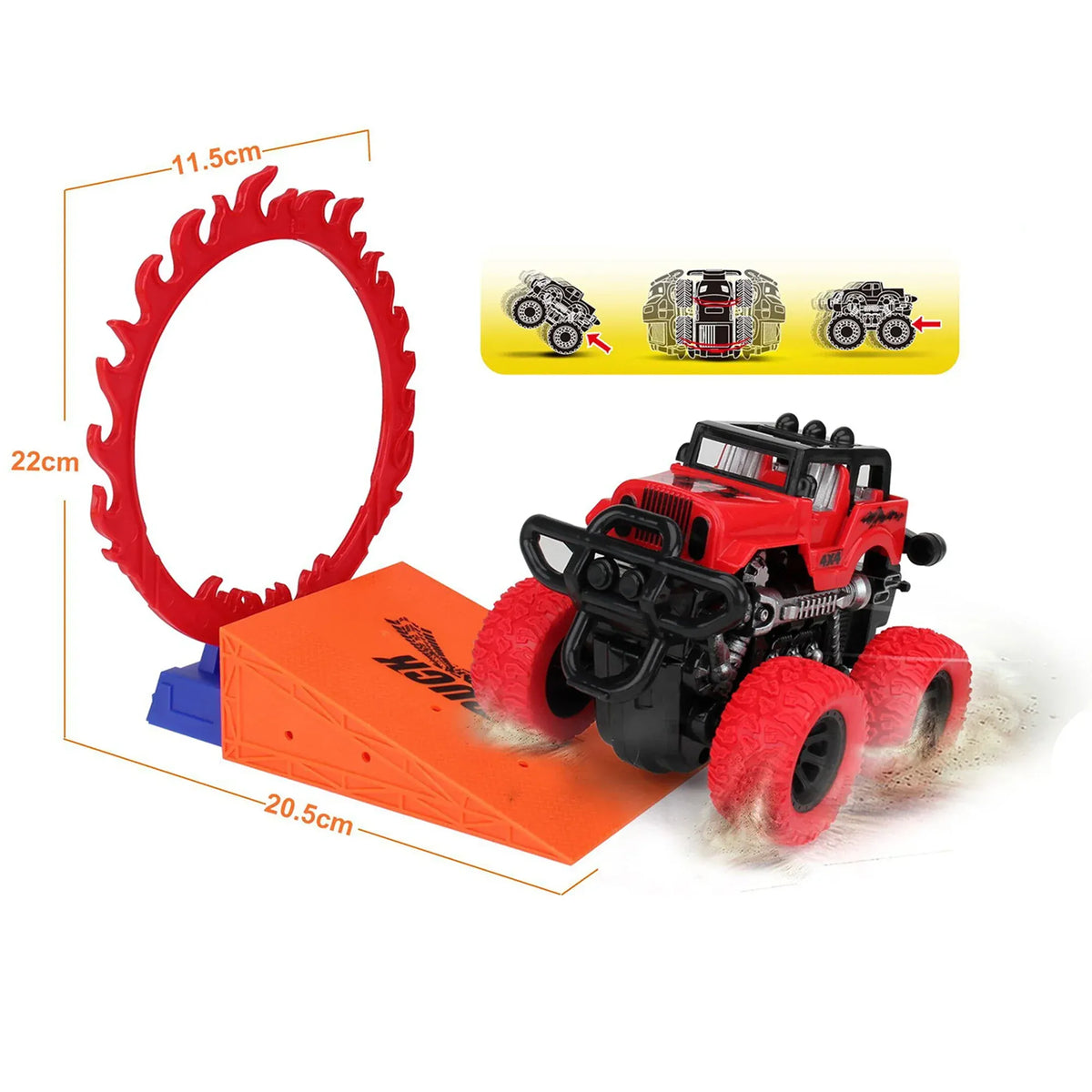 1-3Y Red Dual-Friction Truck Off-Road for Boys Image