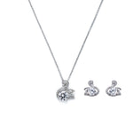 Free Silver Earring Necklace Set for Women Image
