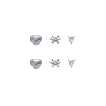 Free Silver Earrings Set for Women Image