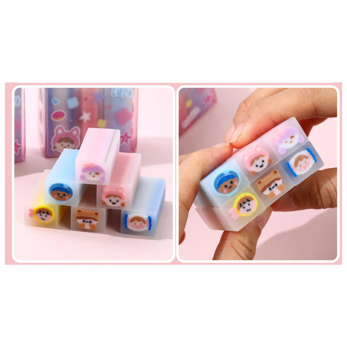 Free Multicolor Eraser Image