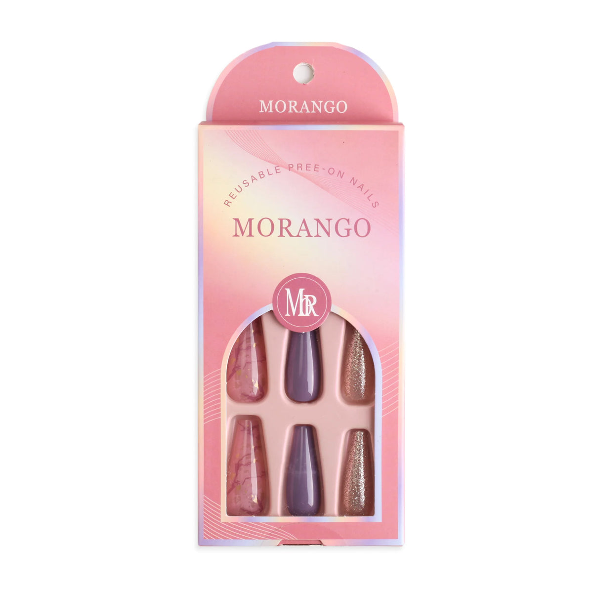 Free Light Pink Fake Nails for Women Image