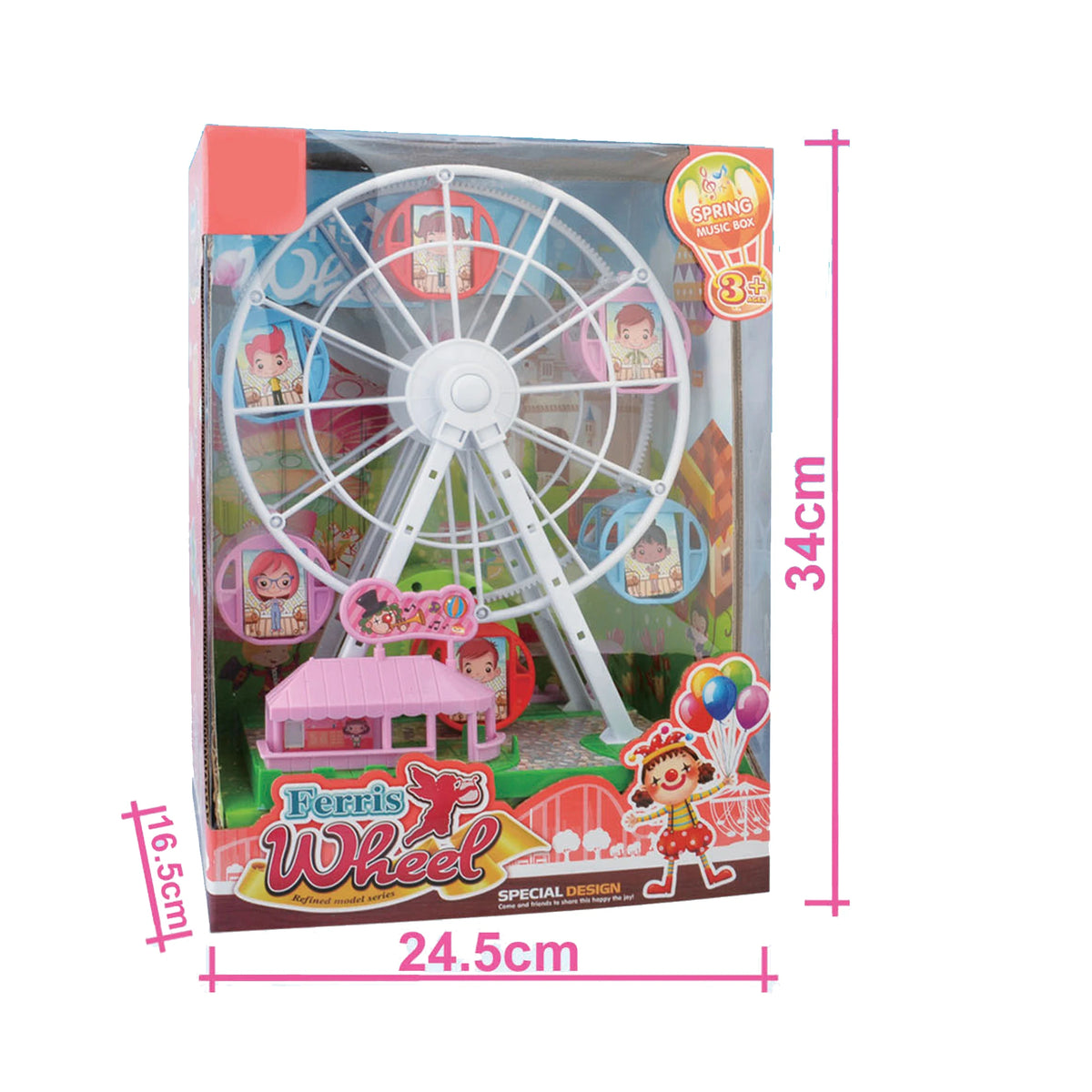 1-3Y Multicolor Ferris wheel for Girls Image