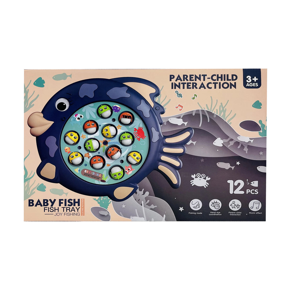 1-3Y Blue Fishing Game for Unisex Image