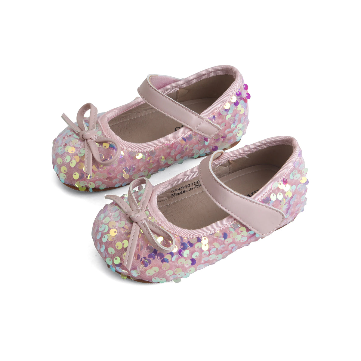 Pink Flat Shoes for Girls Image