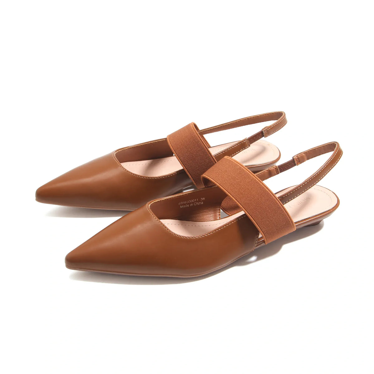 Brown Elegant Flat Shoes for Women Image