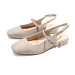 Beige Casual Flat Shoes for Women Image