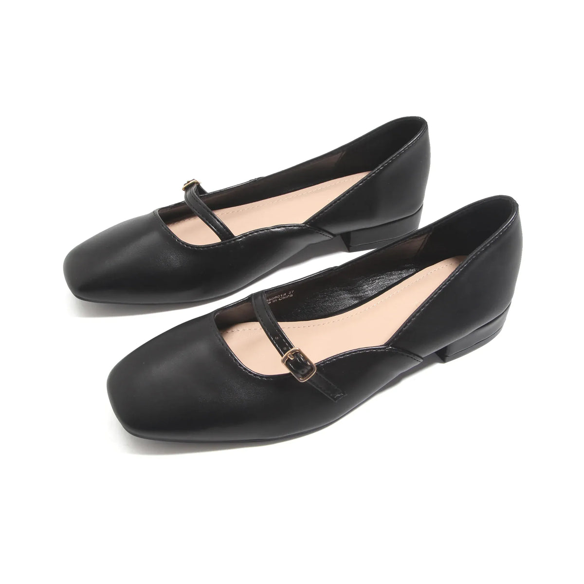 Black Casual Flat Shoes for Women Image