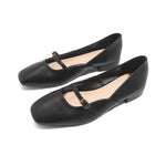 Black Casual Flat Shoes for Women Image