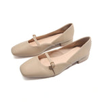 Khaki Casual Flat Shoes for Women Image