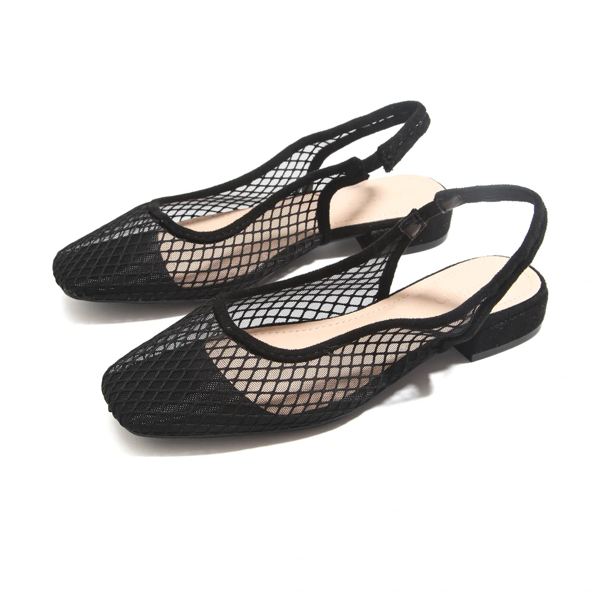 Black Casual Flat Shoes for Women Image
