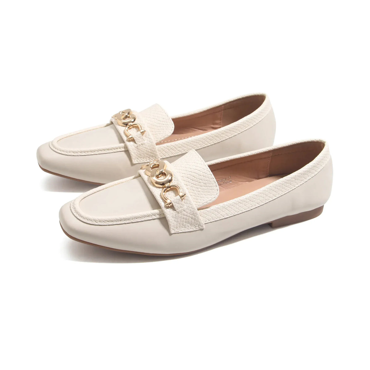 Beige Casual Loafers for Women Image