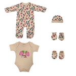 Pajamas Gift Set-6pc for Baby Girl Image