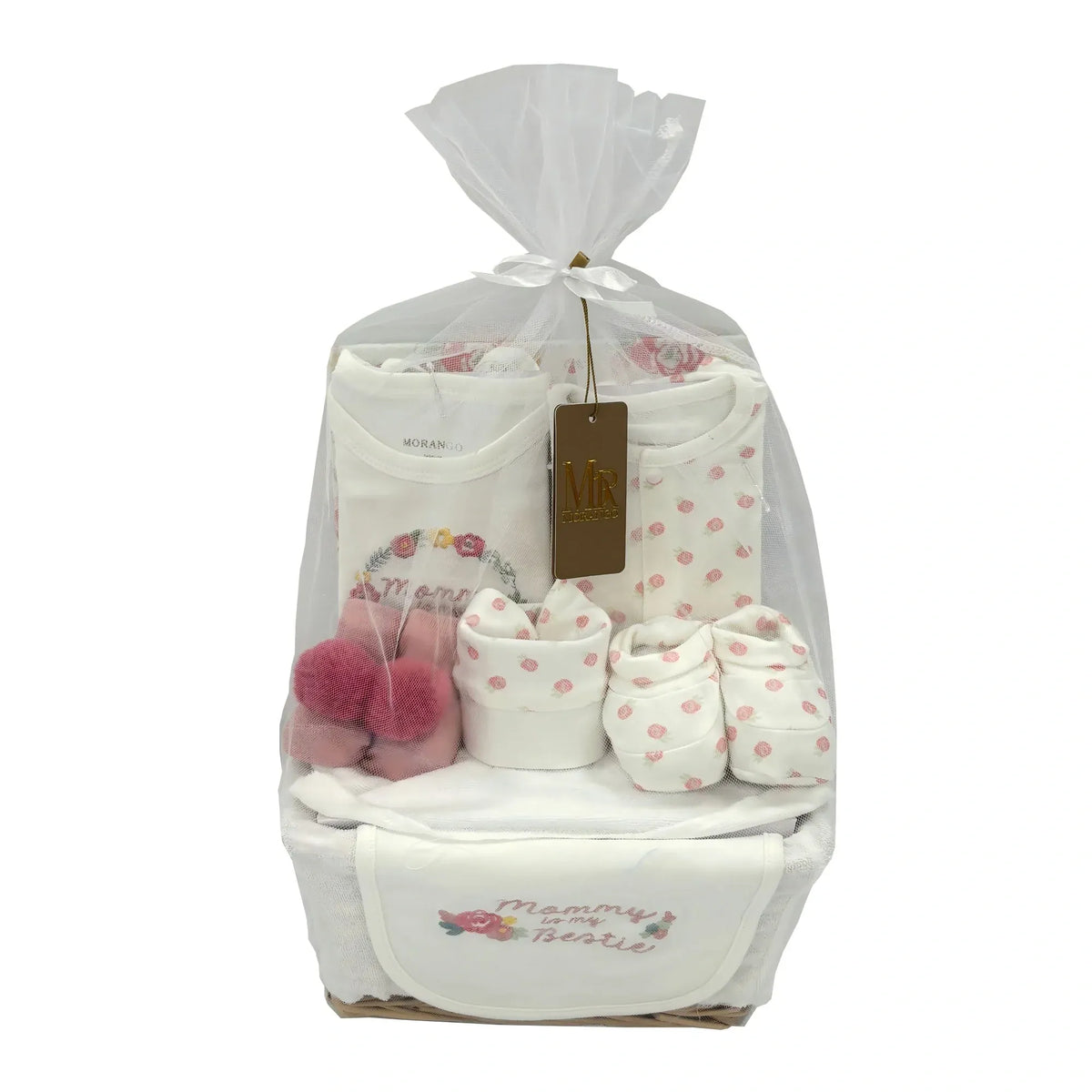 56 | 0-3M Fuchsia 56 | 0-3M,Long:51cm-Short:36cm,Long:48cm -Short:42cm,Long:23cmShort:8cm,Long:48cmShort:42cm,Long:20cm,Long:57cm-Short:44cm Pajamas Gift Set-8pc for Baby Girl Image