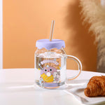 600ml Purple Glass Cup Image