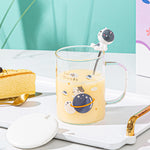 480ml Dark Gray Glass Cup Image