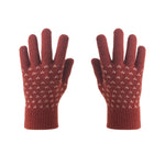 6-10Y Brown Gloves for Girls Image