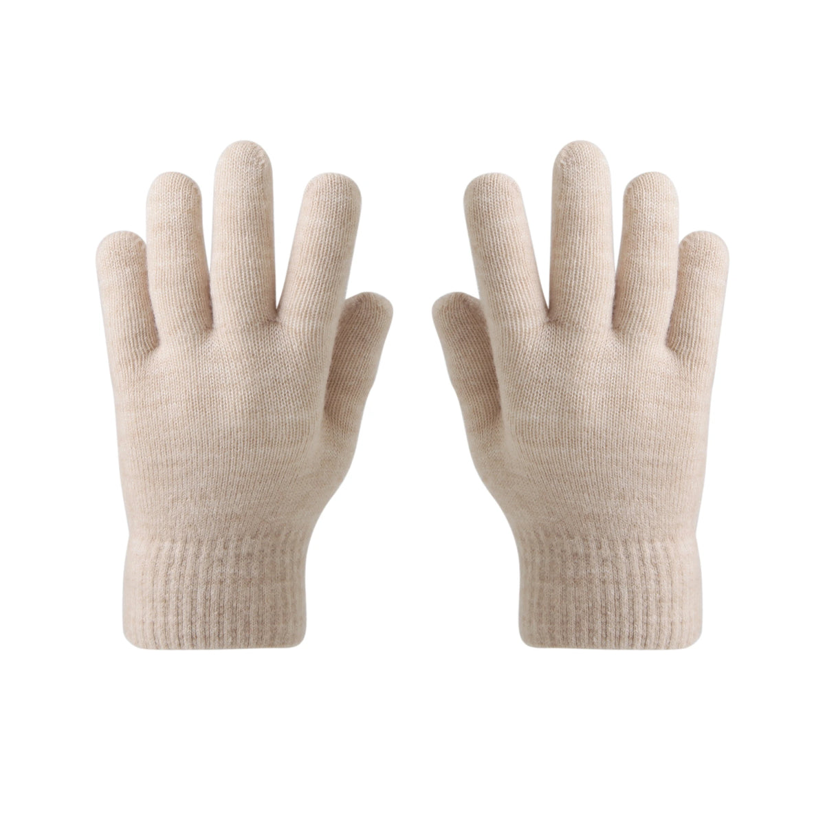 6-10Y Beige Gloves for Boys Image