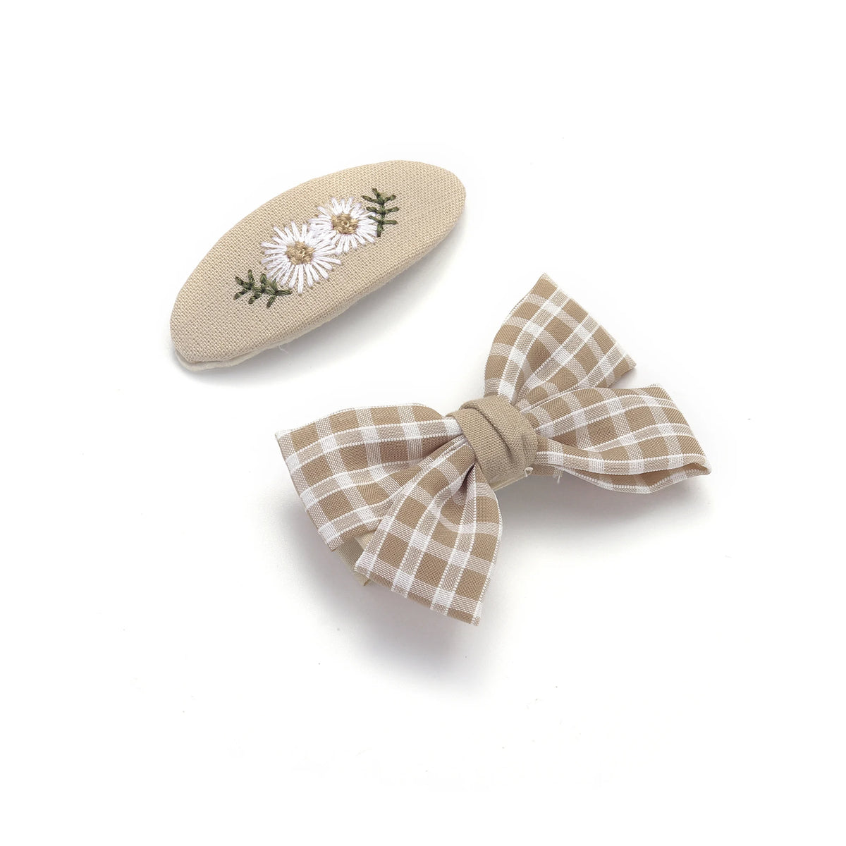 Free Khaki Hair Clip for Girls Image