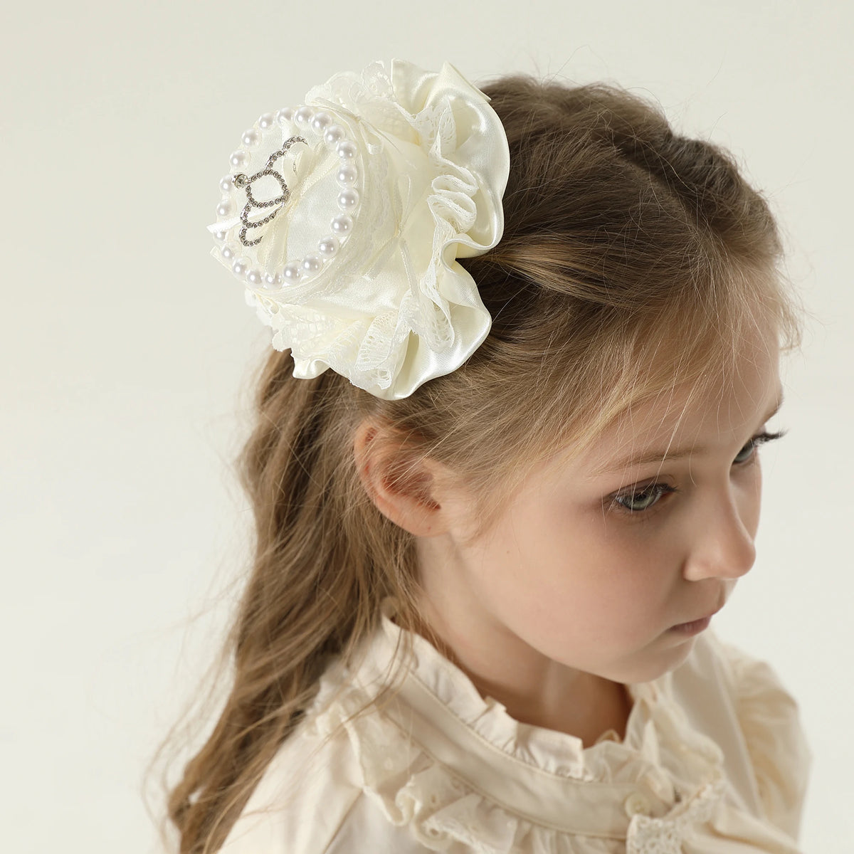 Laced Hair Clip For Girls