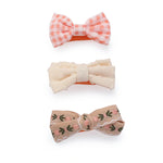 Free Beige Orange Hair Clips for Girls Image