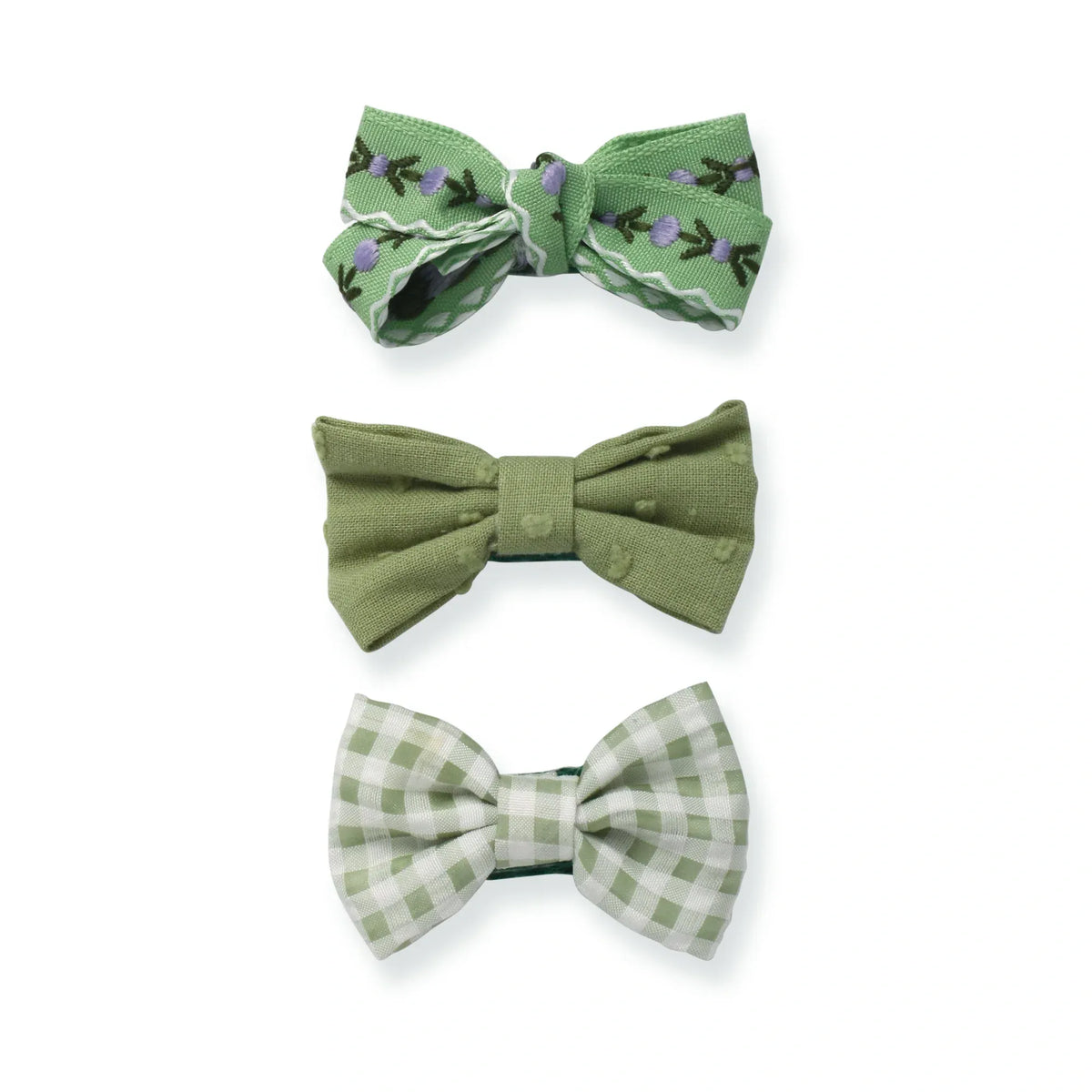 Free Green Hair Clips for Girls Image