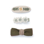 Free Army Green Hair Clips for Girls Image