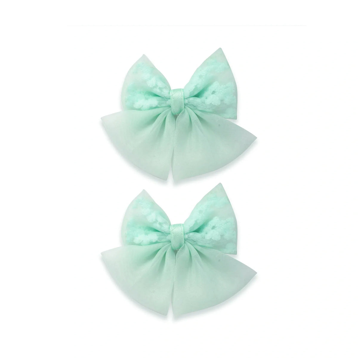 Free Green Hair Clips for Girls Image