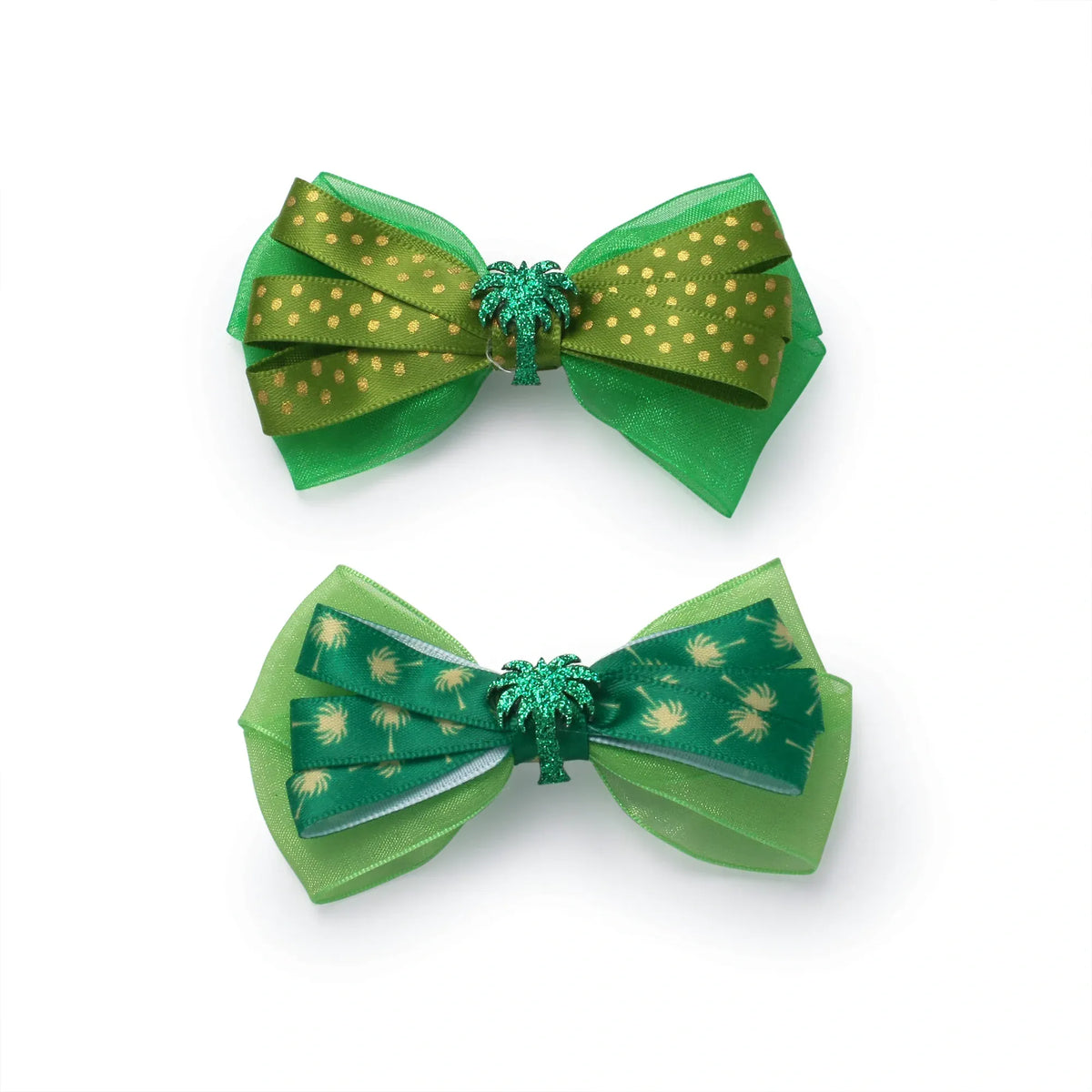 Free Green Hair Clips for Girls Image