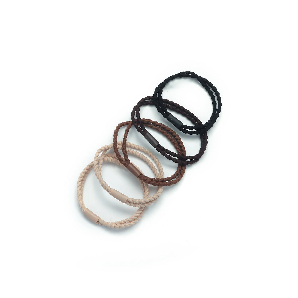 Free Black Brown Hair Ties for Girls Image