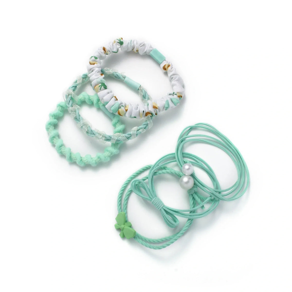 Free Green Hair Ties for Girls Image