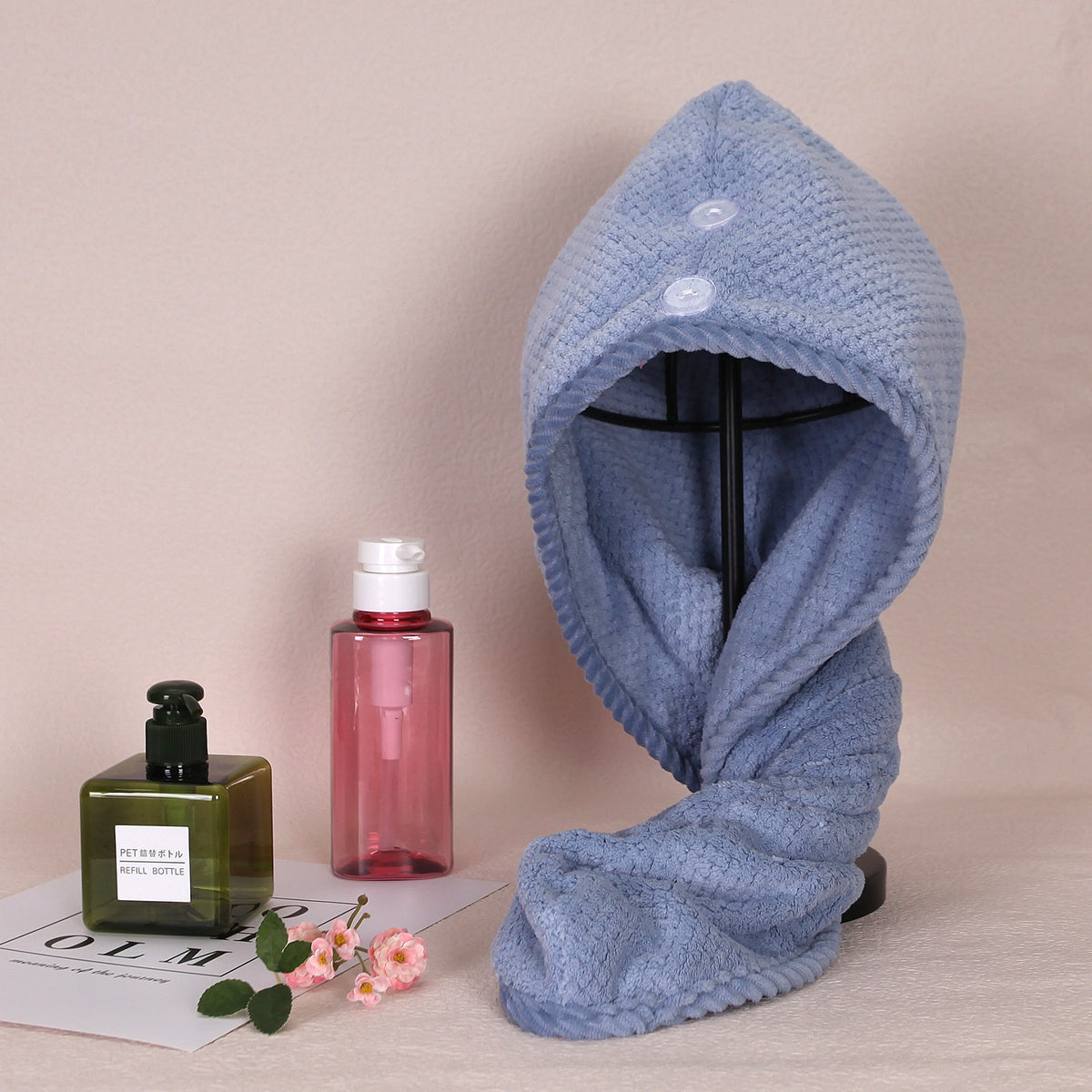 Free Blue Hair Wrap for Women Image