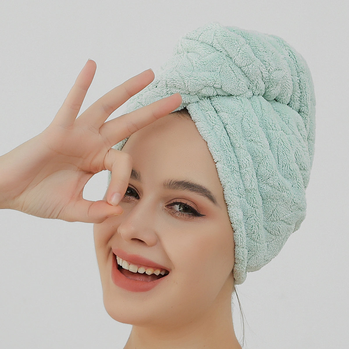 Free Green Hair Wrap for Women Image