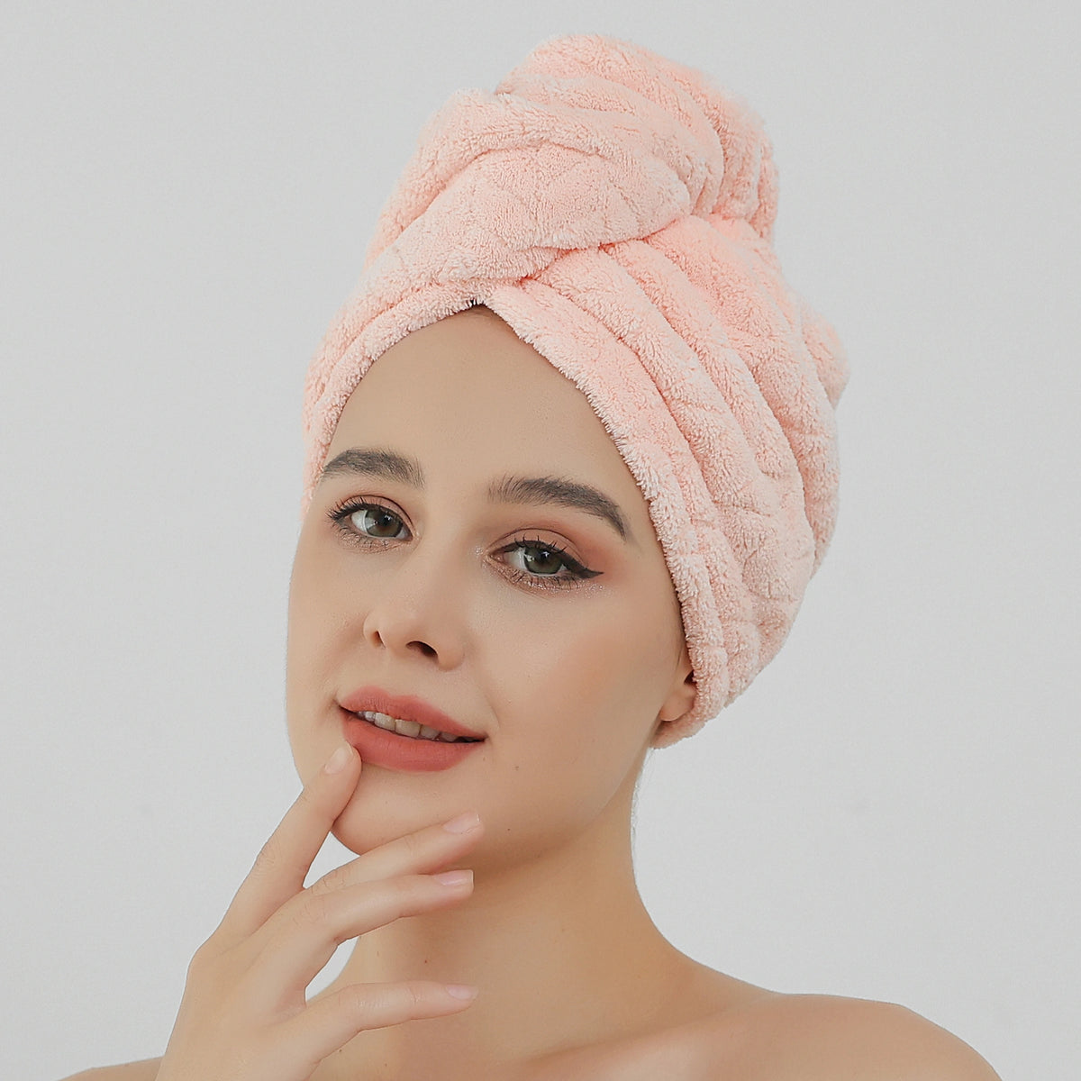 Free Pink Hair Wrap for Women Image