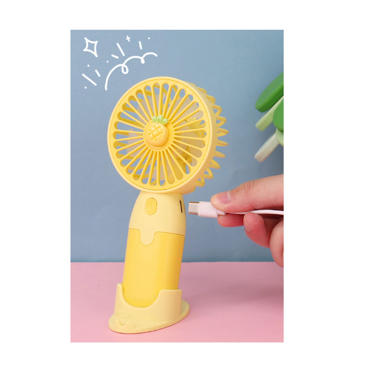 مروحة مكتبية محمولة باليد