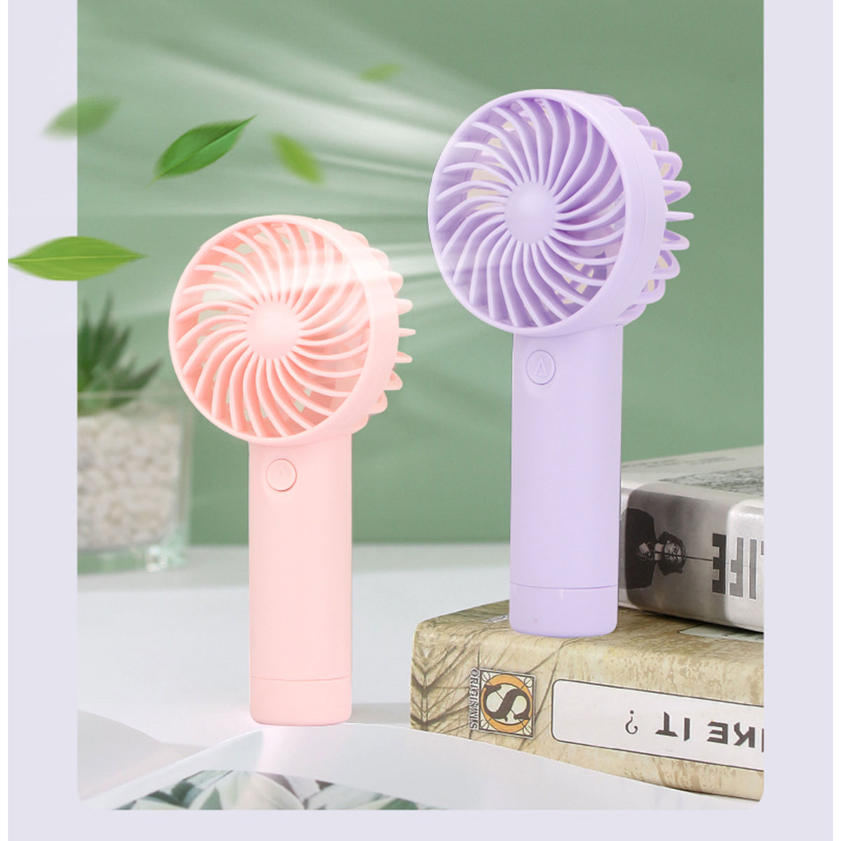 مروحة شحن صغيرة محمولة باليد (3 سرعات)