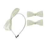 Free Off White Headwear Set for Girls Image