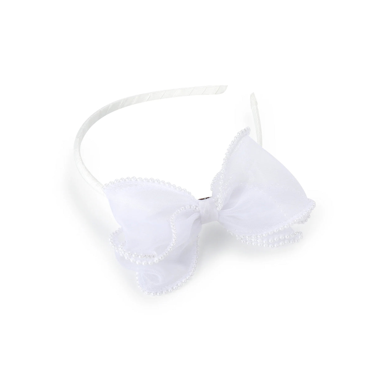 Free White Headwear Set for Girls Image