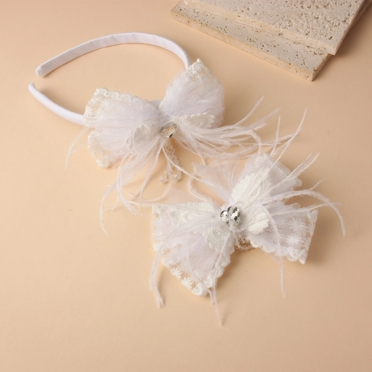 طقم إكسسوارات شعر للبنات