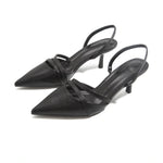Black Elegant Sandal for Women Image