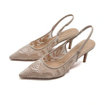 Beige Elegant Sandal for Women Image