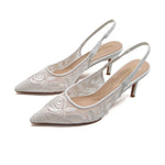 White Elegant Sandal for Women Image