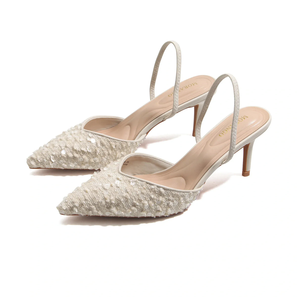 Beige Elegant Sandal for Women Image