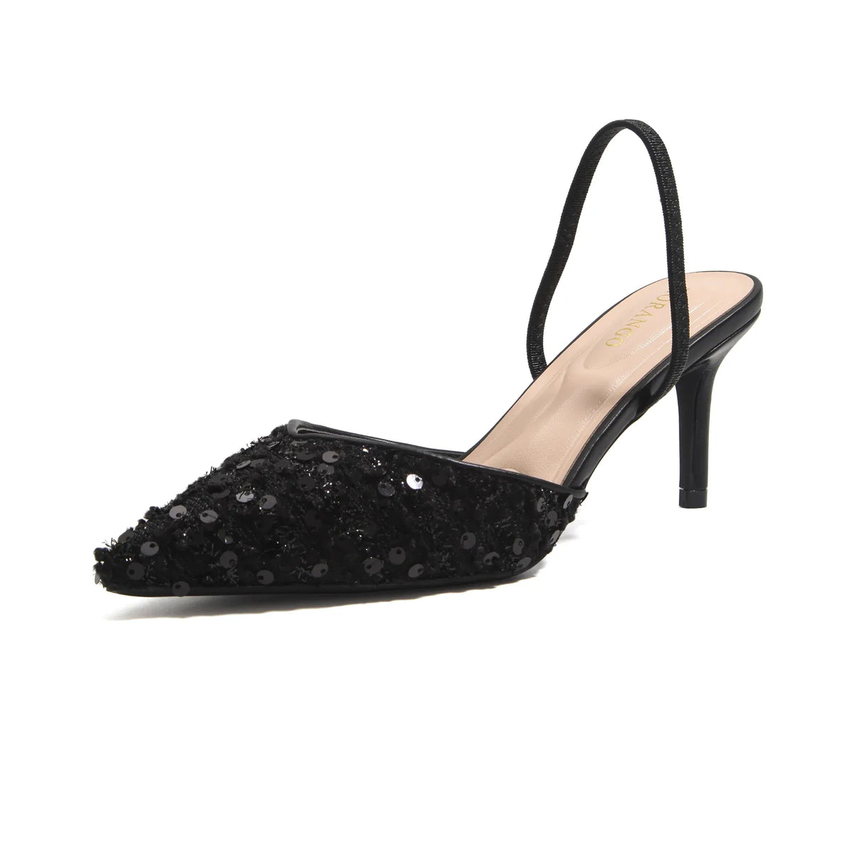 Black Elegant Sandal for Women Image
