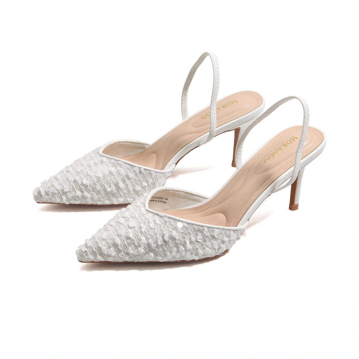 White Elegant Sandal for Women Image