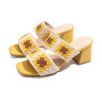 Yellow Casual Sandal for Women Image