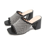 Black Casual Sandal for Women Image