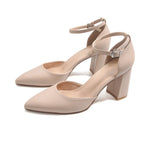 Khaki Elegant Heel Shoes for Women Image
