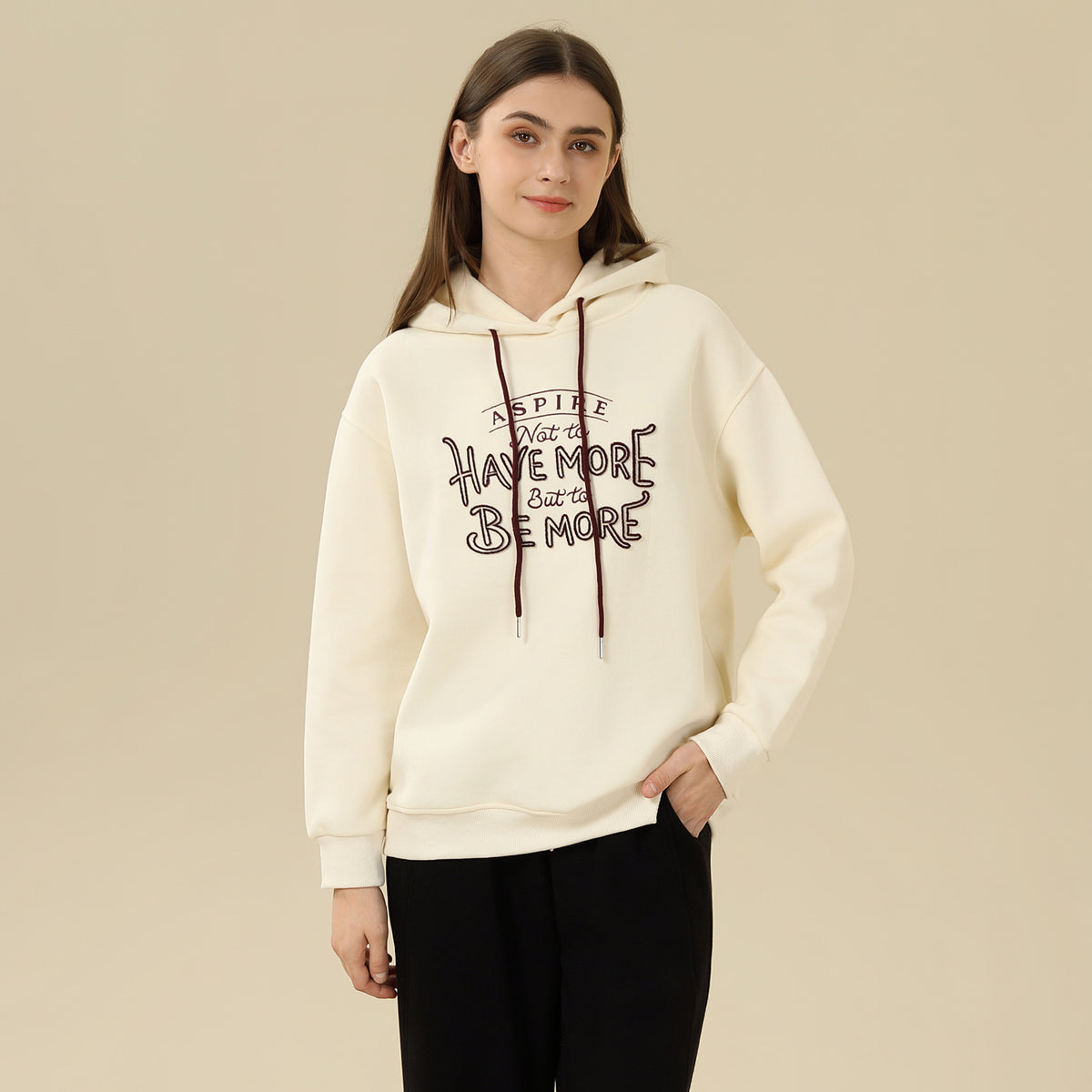 Embroidery Hoodie For Women